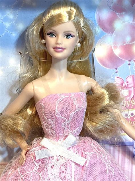 Barbie Collector Pink Label 2015 Birthday Wishes Non Mint Box Nrfb Nib 🎂 Ebay