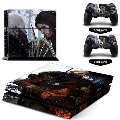 Skin Sticker Fur PS4 Konsole Controller Vinyl Cover Folie God Of War