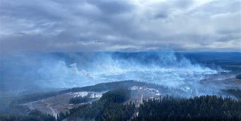 Burgess Creek Wildfire Growing Out Of Control