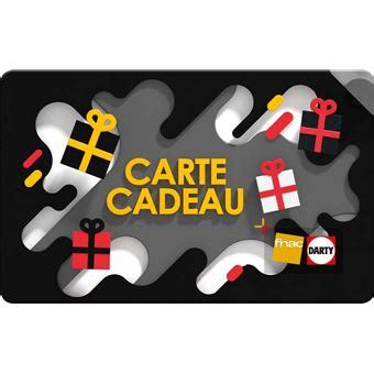 E Carte Cadeau Fnac Darty Noir Top Prix Fnac