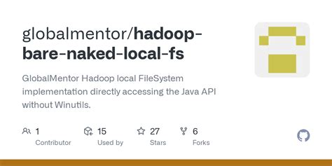 Github Globalmentor Hadoop Bare Naked Local Fs Globalmentor Hadoop