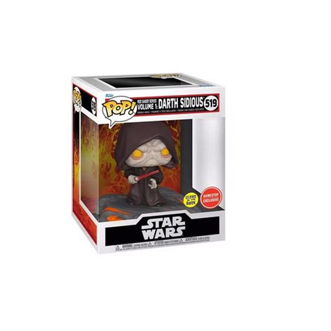 Funko Pop Star Wars Red Saber Series Volume Darth Sidious Gitd