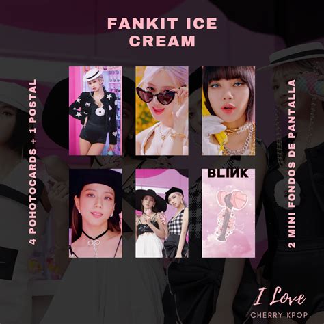 Photocards Fanmade Blackpink Ice Cream Blackpink Ice Cream Blackpink