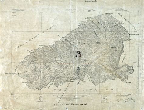 1926 Map of Kahoolawe Hawaii - Etsy