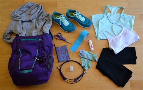 My Gym bag essentials - Treading Lightly