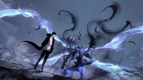 Solo Leveling Sung Jin-Woo Wallpaper by LoRiyaNiVer on DeviantArt
