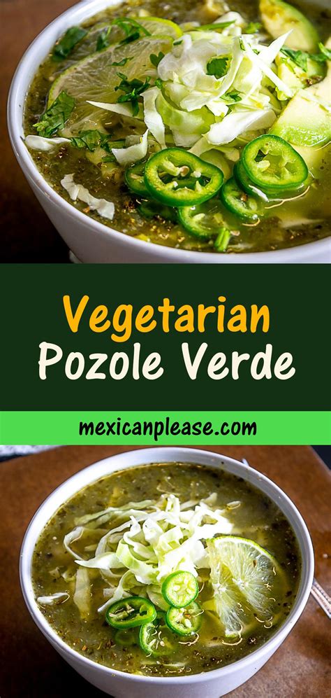 Vegetarian Pozole Verde in 2024 | Vegetarian pozole recipe, Vegetarian recipes easy, Vegan ...