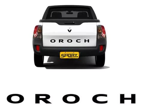 Adesivo Tampa Traseira Renault Duster Oroch 2023 Preto Parcelamento