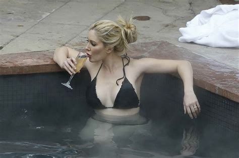 Heidi Montag In Bikini On The Pool In Aspen Lacelebs Co