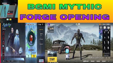 Mythic Forge Crate Opening Bgmi Invader Set And Exclusive Emote Opening