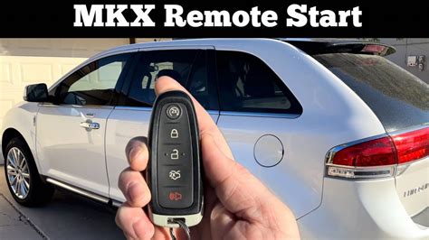 Lincoln Mkx How To Use Remote Start Feature On Remote Key