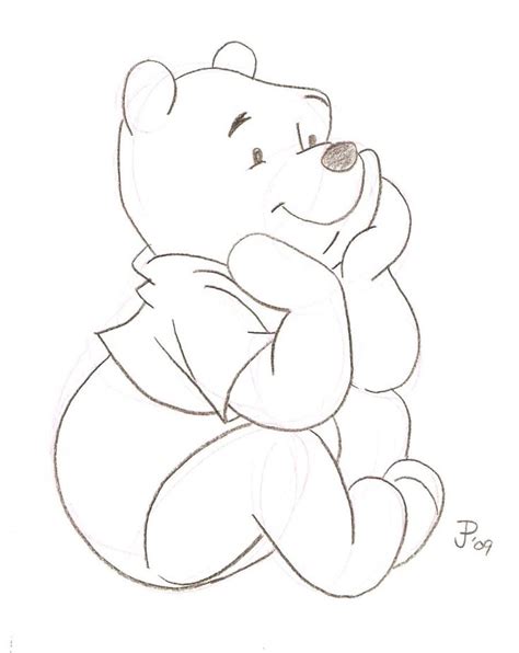 Winnie the Pooh Sketch by Mickeyminnie | Winnie the pooh drawing, Whinnie the pooh drawings ...