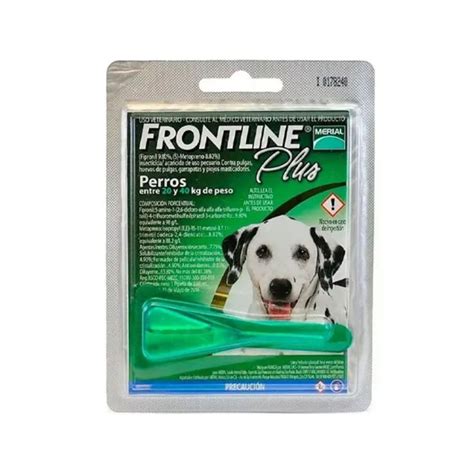 Frontline Plus Pipeta Para Perro Hasta 20 A 40 Kg Distribuidora AhorroPet