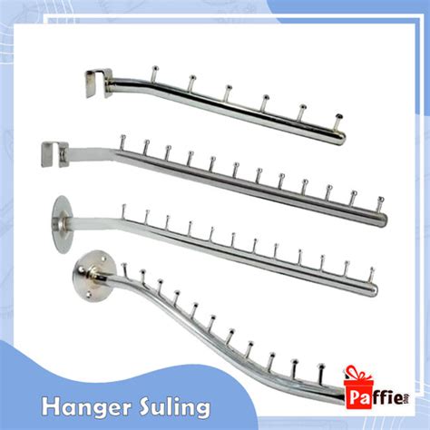 Jual Hanger Suling Lurus Tekuk Belalai 12 Titik Stainless Pipa Dinding