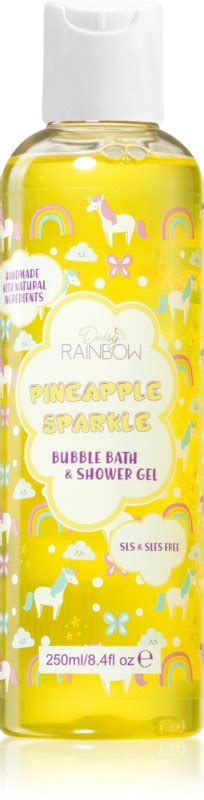 Daisy Rainbow Bubble Bath Pineapple Sparkle Gel De Douche Et Bain