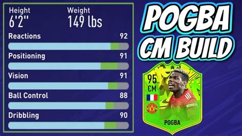 MY FAVORITE CM BUILD PAUL POGBA CENTER MID CM BUILD In FIFA 21 PRO