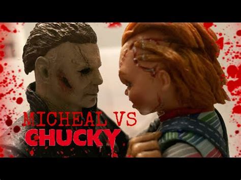 Michael Myers Vs Chucky Horror Stop Motion YouTube