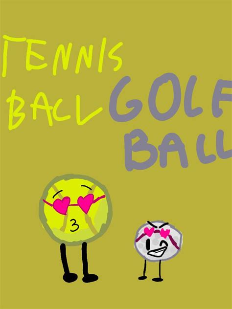 Tennis Ball and Golf Ball by Kinder122 on DeviantArt