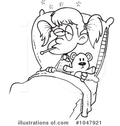 Sick Clipart #1047921 - Illustration by toonaday