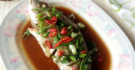 Resep Ikan Kakap Steam Hongkong Oleh Mira Rozanna Cookpad