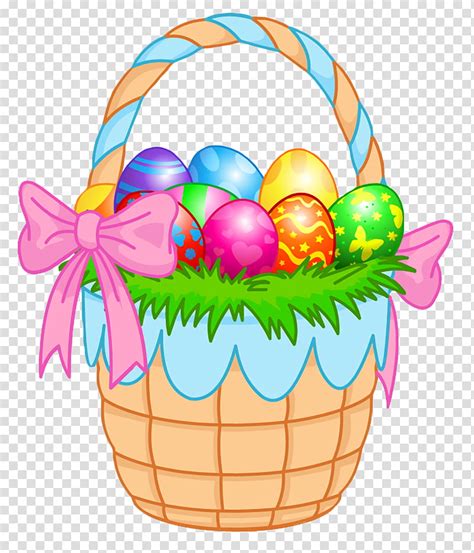 Easter Egg Easter Basket Cartoon Happy Easter Day Eggs Easter