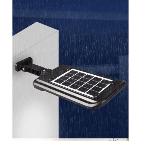 Luminária Solar Refletor Poste 200w Potente Controle Remoto 12h Preta