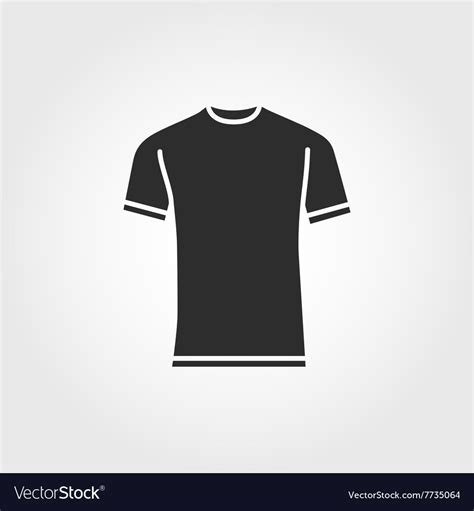 Blank t-shirt template Royalty Free Vector Image