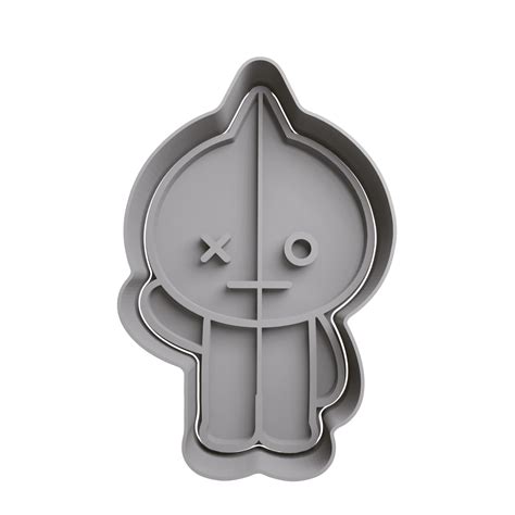 VAN BT21 Cortador De Galletas STL Cortador De Galletas STL