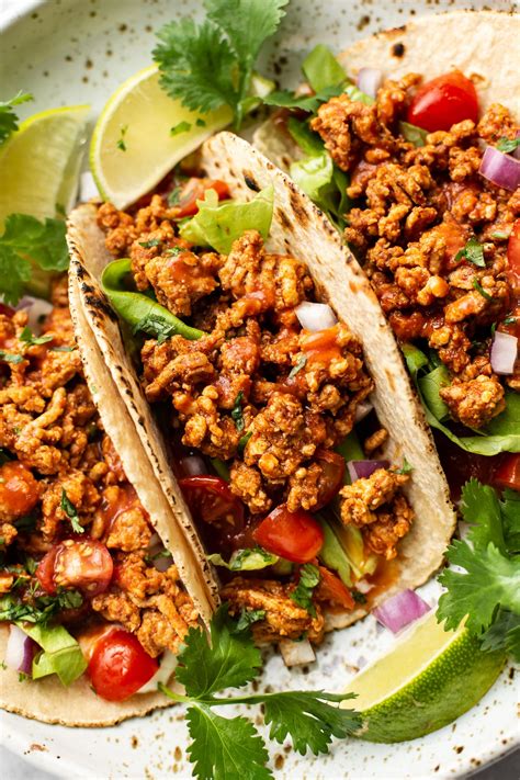 Ground Turkey Tacos • Salt And Lavender