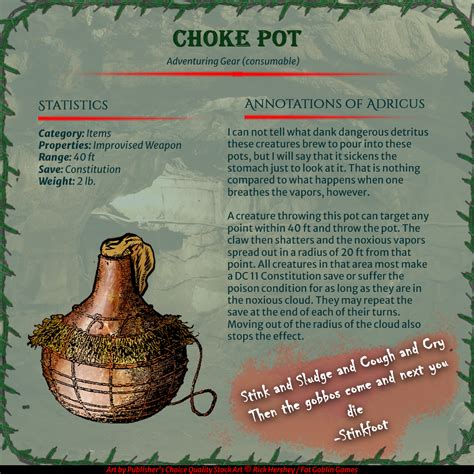 [OC] The Choke Pot from "The Goblins of Beetle Hollow". : r/DnD