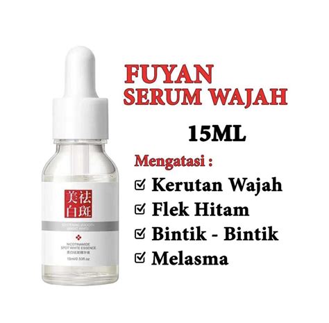 Fuyan Serum Bright Dan Glow Whitening Serum With Essence Untuk