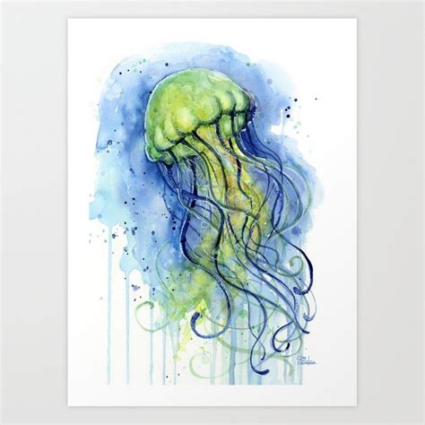 Sea Creatures Watercolor at PaintingValley.com | Explore collection of Sea Creatures Watercolor