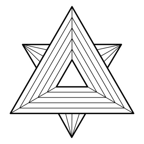 Design PNG E SVG De Geometria Sagrada Triângulos Para Camisetas