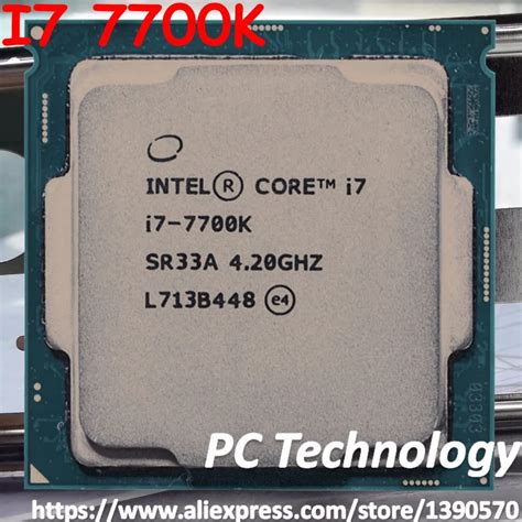 Processador Original Intel Core I7 7700k Quad Core Cpu I7 7700k 42ghz