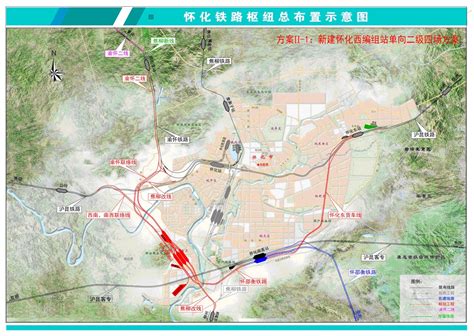 方舆 交通地理 2015年最新怀化铁路枢纽示意图，焦柳线将迁出市区 Powered By Phpwind