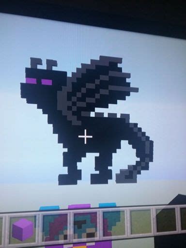 Pixel Art Minecraft Ender Dragon Face : See more ideas about dragon ...