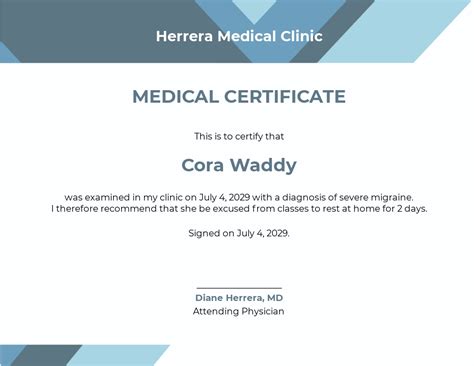 Free Dental Medical Certificate Sample Word Doc Psd Indesign