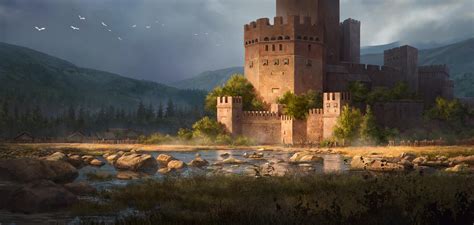 Medieval Castle Concept Art