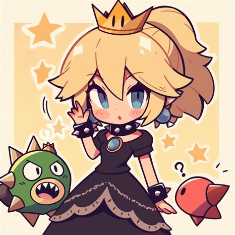 Bowsette Super Mario Bros Waifu Mx