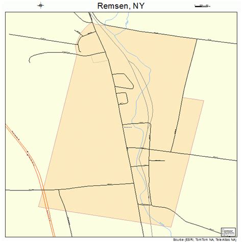 Remsen New York Street Map 3661115