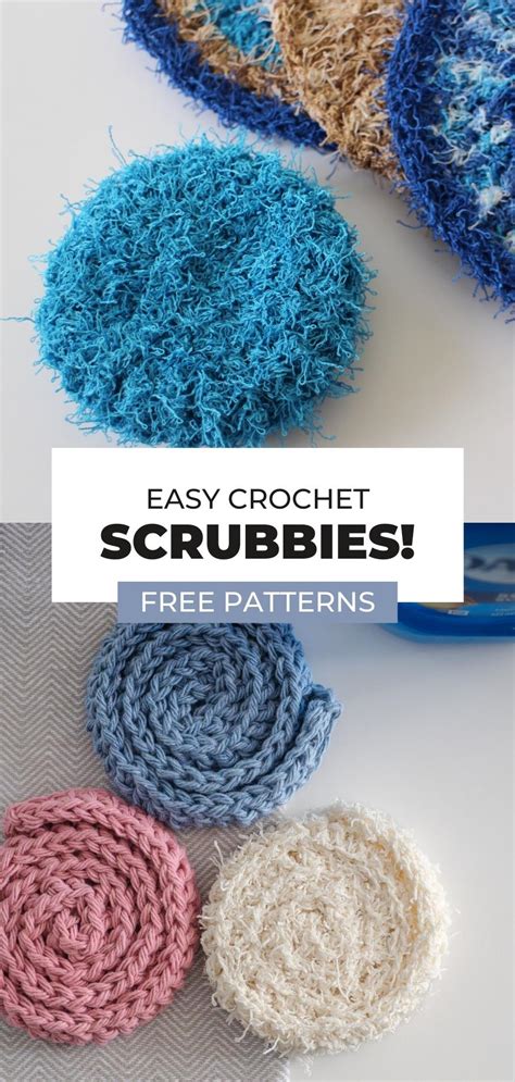 Three Easy Crochet Scrubby Patterns You Can Make This Weekend