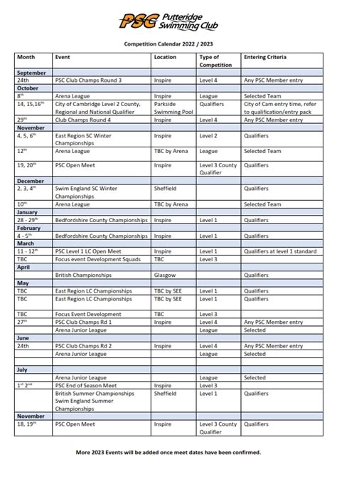 CSC CSI Training Calendar 2025 Calendrier 2025 2026 Gratuit