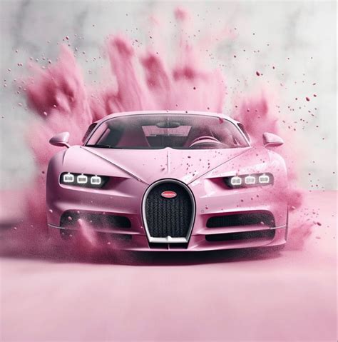 Pink Bugatti Wallpaper