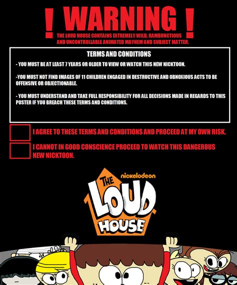 The Loud House Disclaimer By Trc Tooniversity On Deviantart