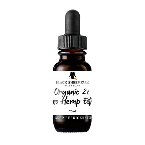 Organic 2x Nano Hemp Extract Black Sheep Farm Oils