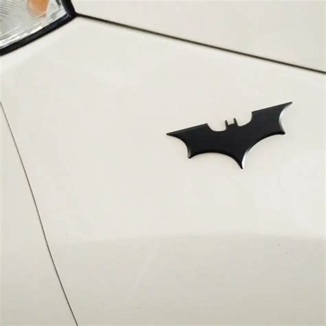 2021 3D Bat Car Sticker Cool Metal Bat Auto Logo Cover Car Styling Car