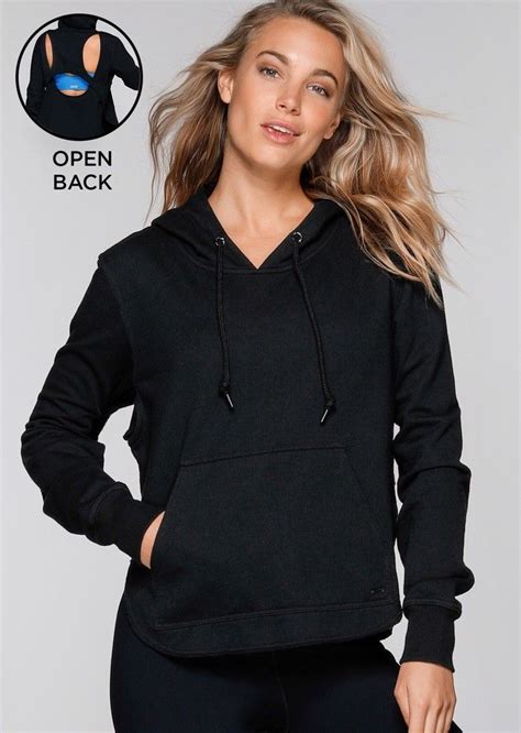 Lorna Jane Lorna Jane Hoodie With Cut Outs On Designer Wardrobe