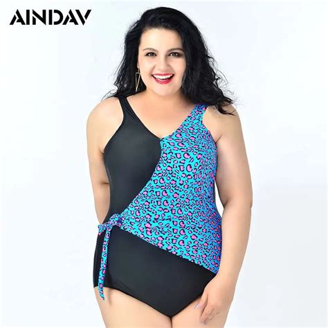 M 3xl Size Women Strappy Patchwork One Piece Swimsuit Sexy Swimwear