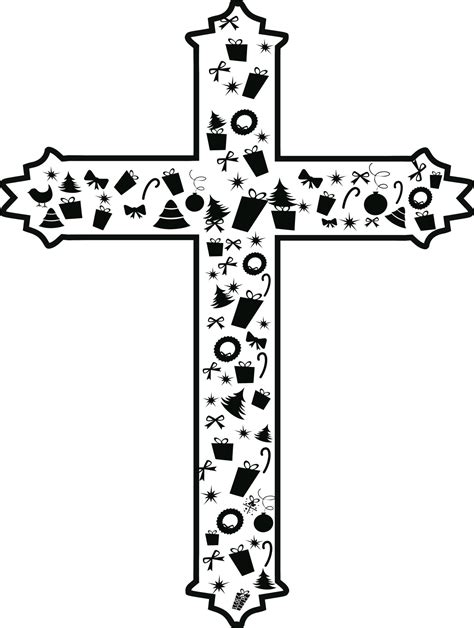 Christian cross symbol or icon. 24283216 Vector Art at Vecteezy