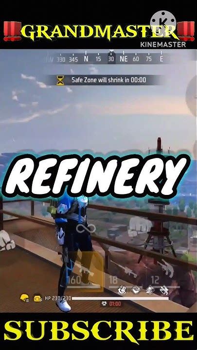 Free Fire Kalahari Map Mein Refinery Ke Bade Wale Tower Ke Uppar‼